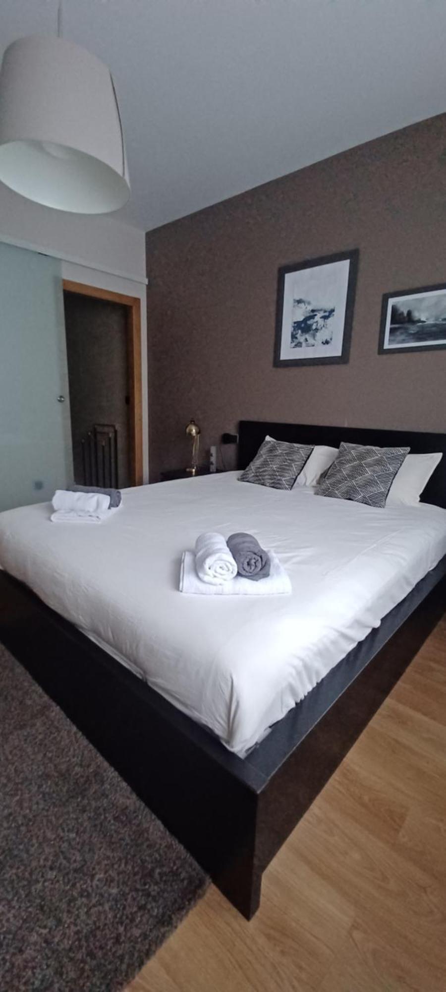 Ferienwohnung Piso A Pie De Playa Con Terraza Exclusiva Moaña Exterior foto