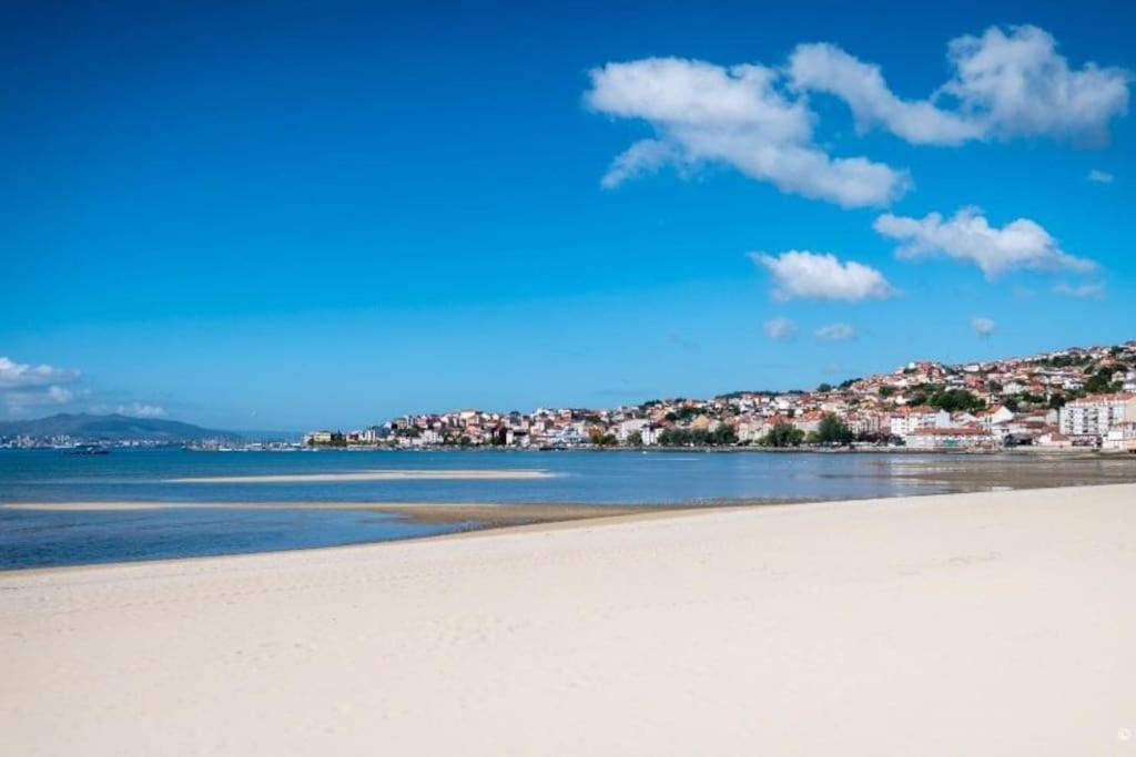 Ferienwohnung Piso A Pie De Playa Con Terraza Exclusiva Moaña Exterior foto